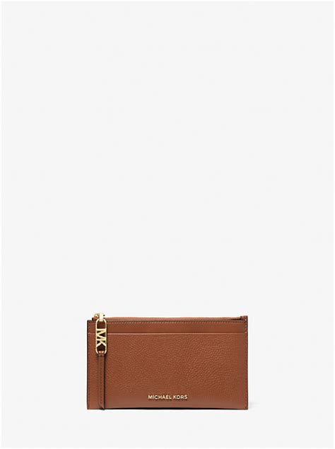 michael kors pebbled card case.